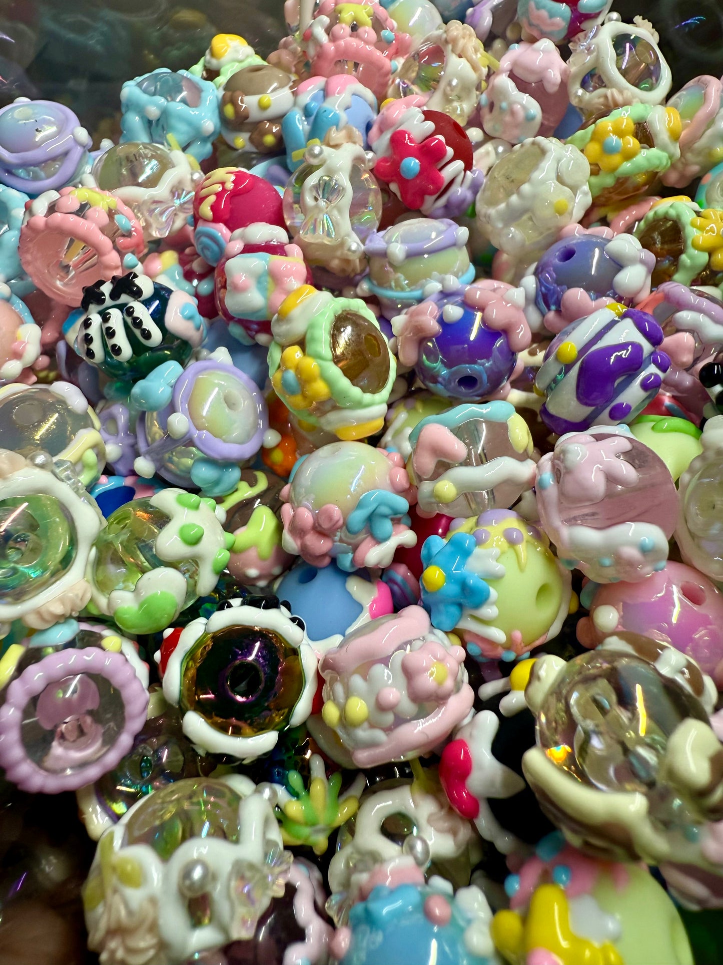 Perles paintes Ă la main đź’•